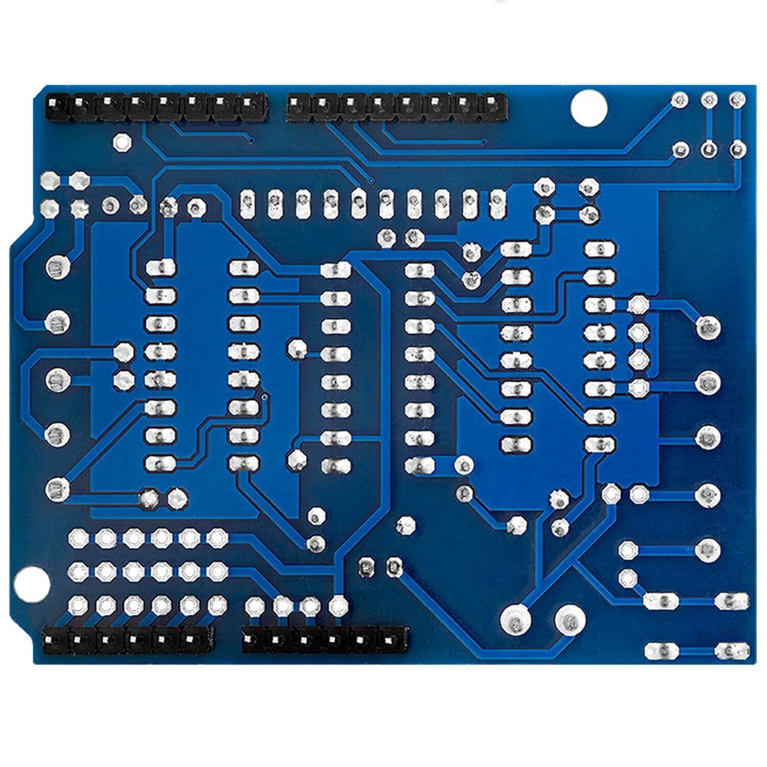 4-Kanal L293D Motortreiber Shield Schrittmotortreiber für Mega 2560 und UNO R3, Diecimila, Duemilanove kompatibel mit Arduino und Raspberry Pi