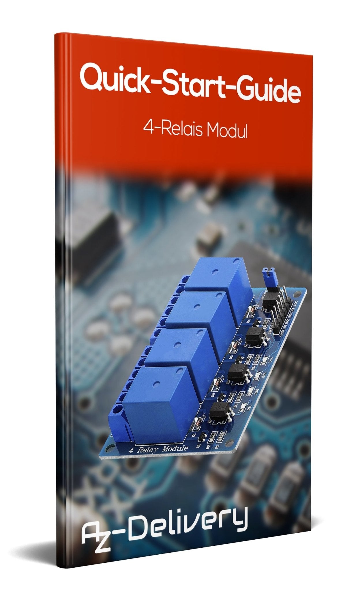 4-channel relay module 5V with optocoupler low-level trigger