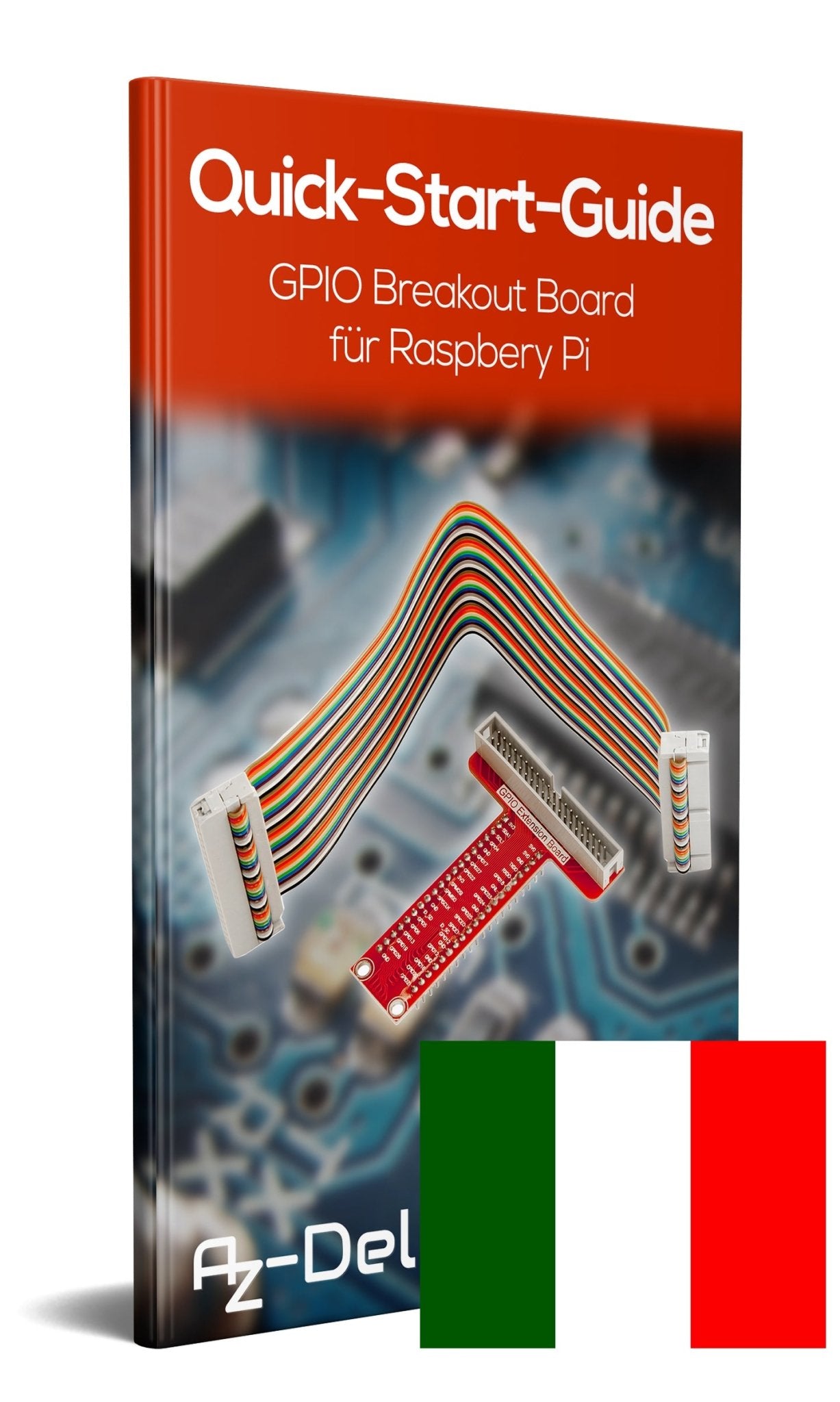 40 Pins GPIO Breakout Board und kompatibles Flachband Ribbon Kabel für Raspberry Pi