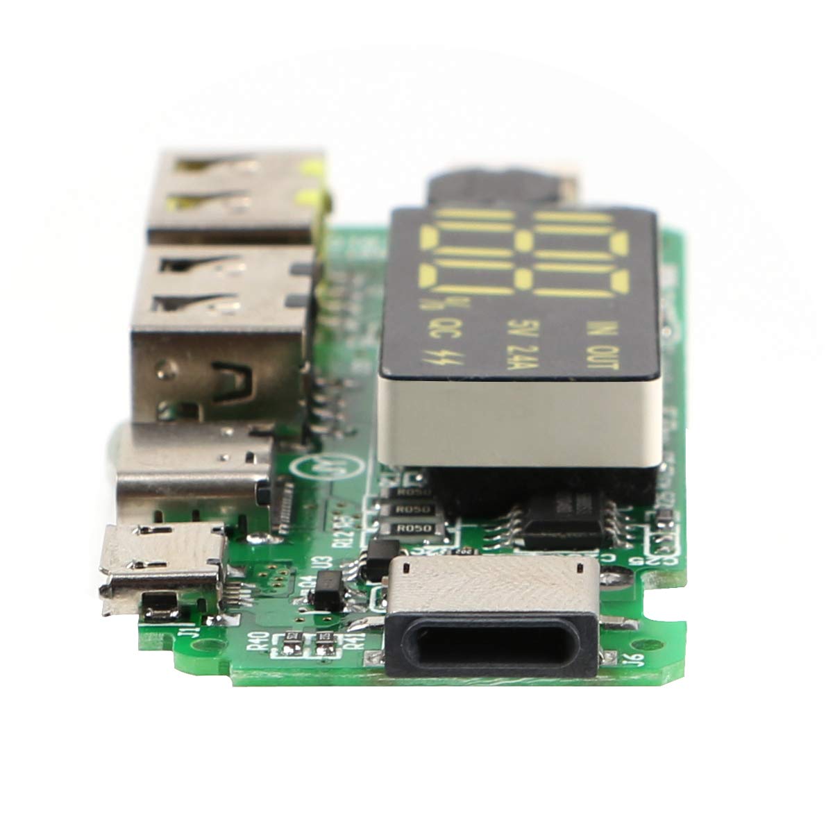 Module De Charge Double USB 5V 2.4A Pour Batterie 18650 - 3 Pièces - Avec Indication LED, Protection - 12