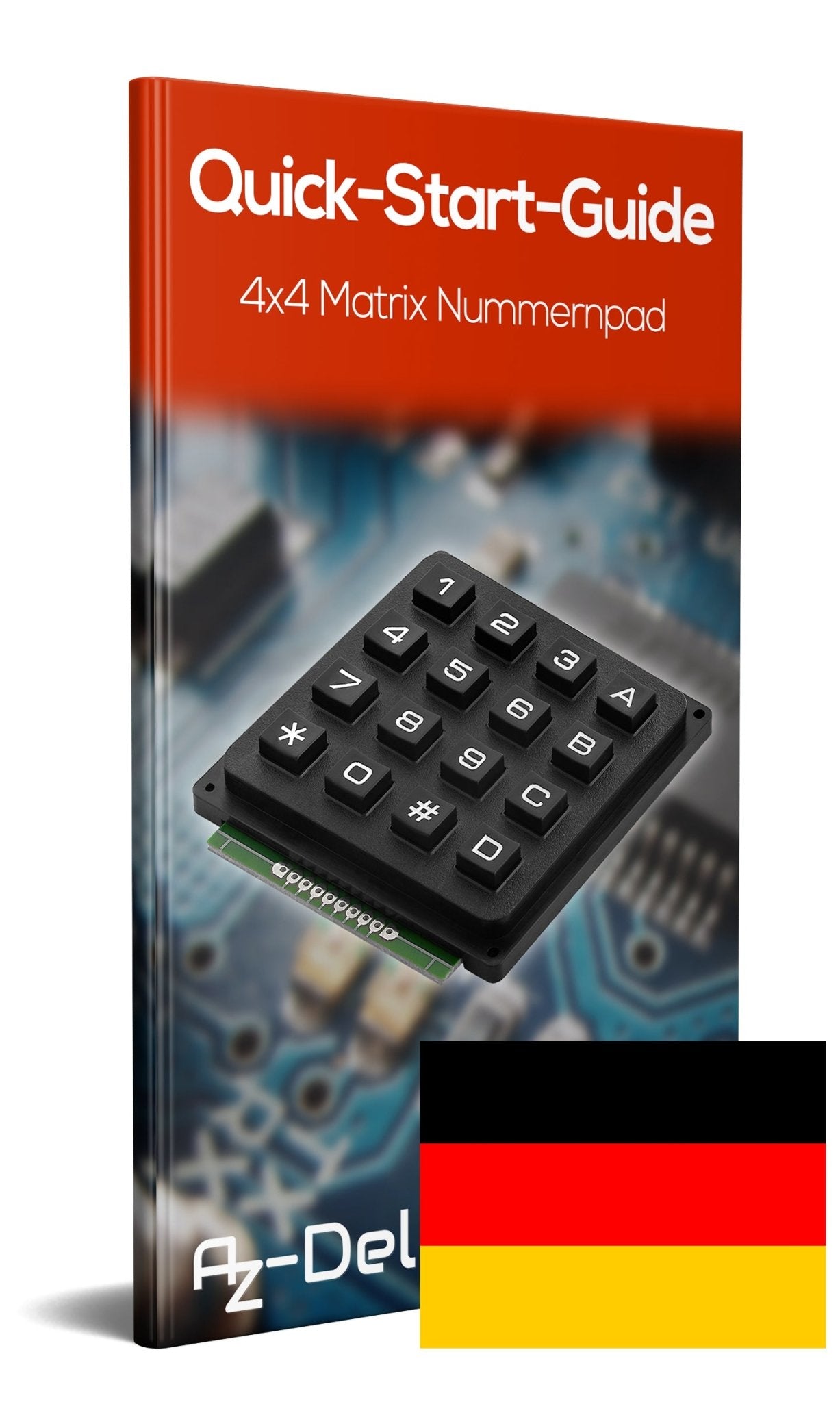 4x4 Matrix Keypad Tastatur kompatibel mit Arduino und Raspberry Pi