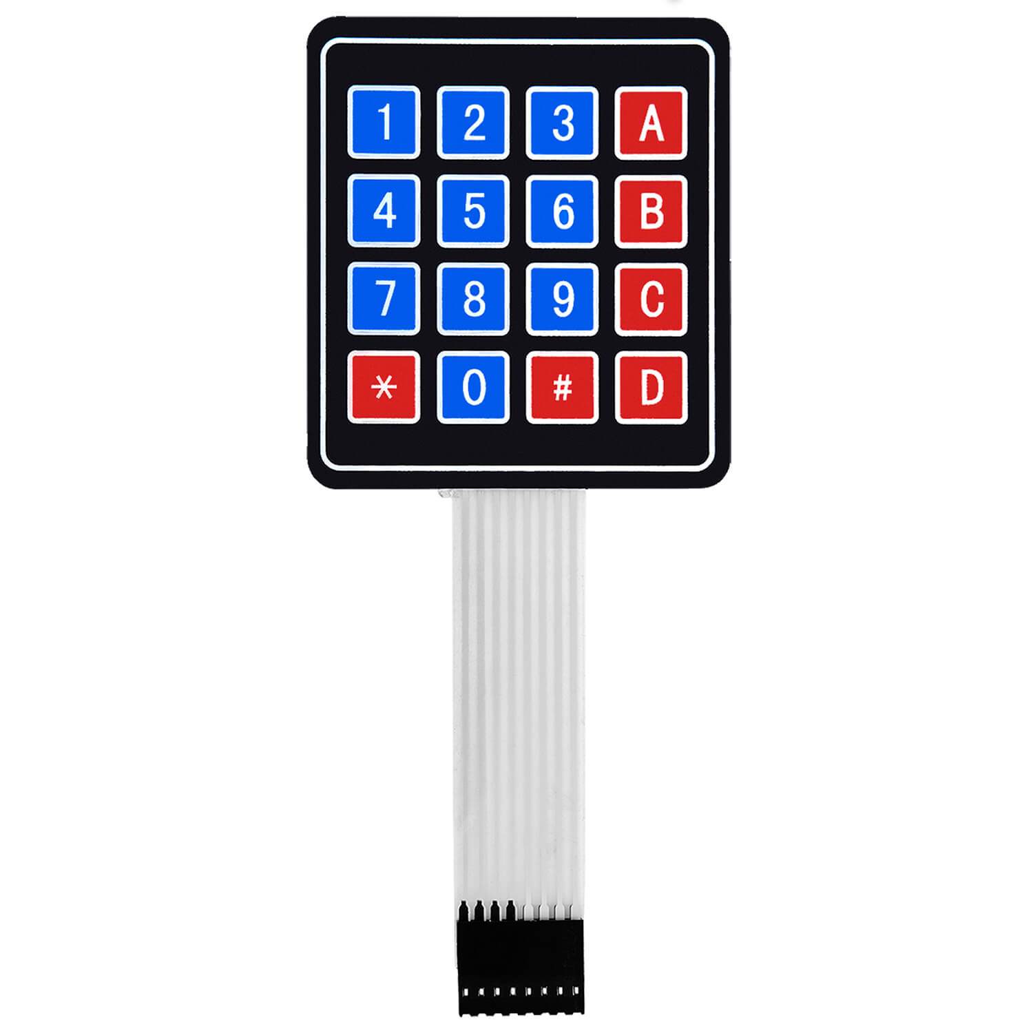 4x4 Matrix Array Keypad Keyfeld keyboard compatible with Arduino and ...