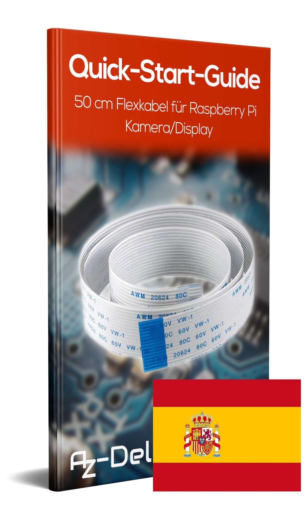 Cable flexible de repuesto de 50 cm para cámara Raspberry Pi