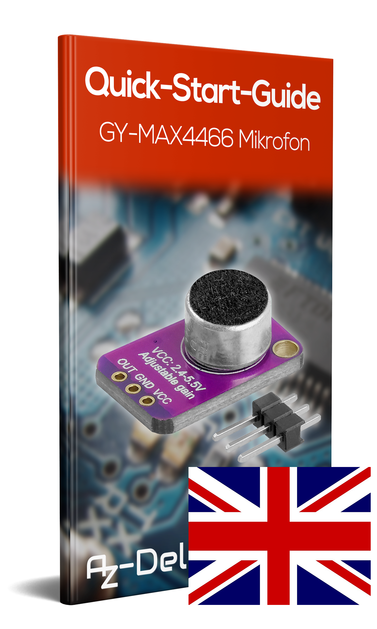 GY-MAX4466 Elektret Mikrofon, Verstärker Breakout Sensor - kompatibel mit Raspberry Pi