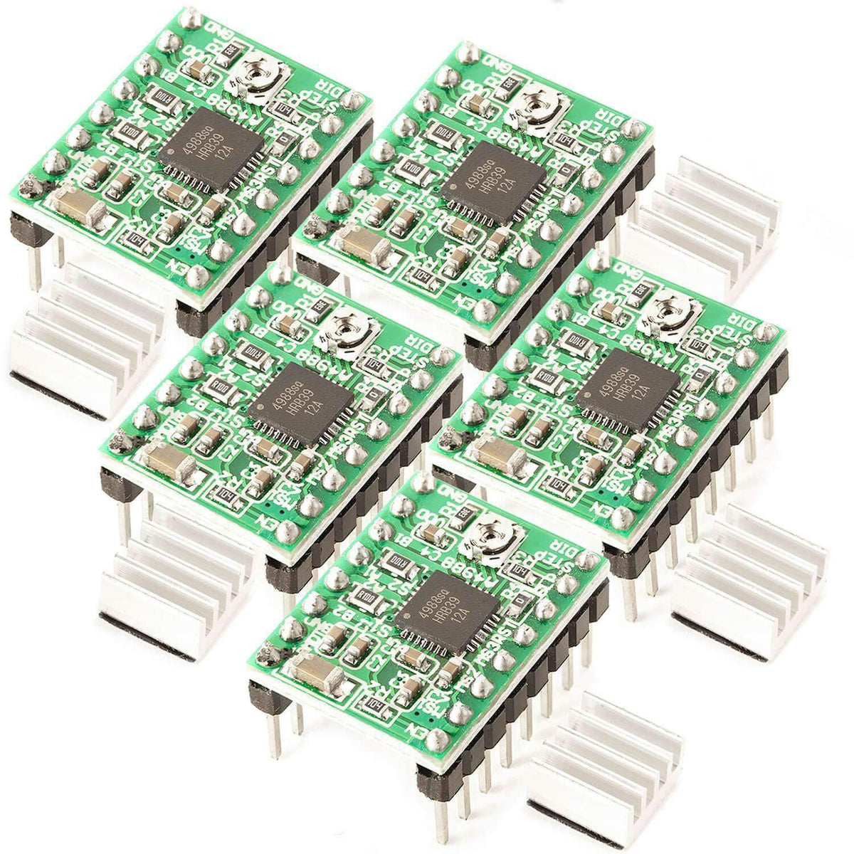 A4988 Step motor driver module compatible with Arduino and Raspberry Pi
