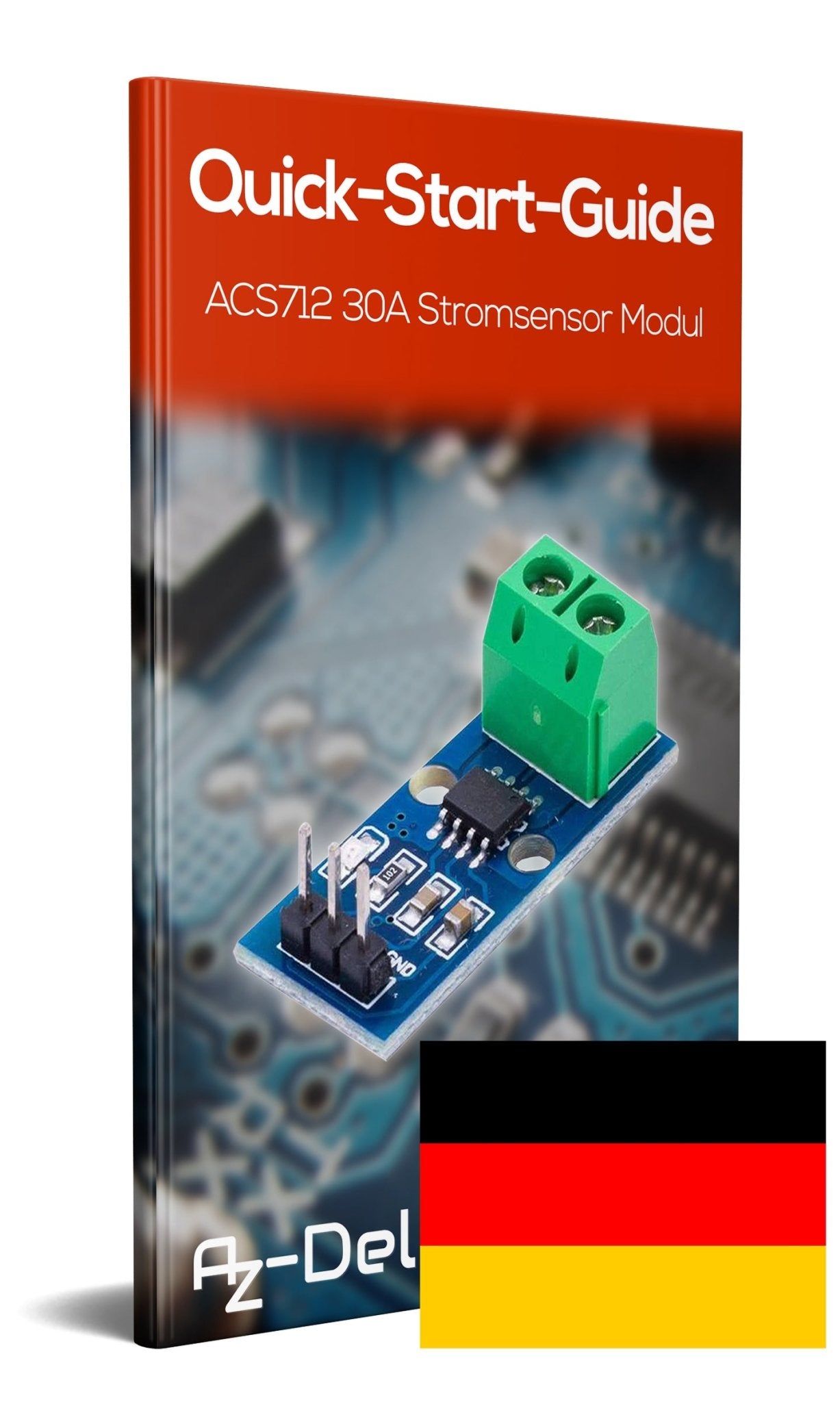 ACS712 30A Ampere Stromsensor Range Modul Current Sensor für Bascom - AZ-Delivery