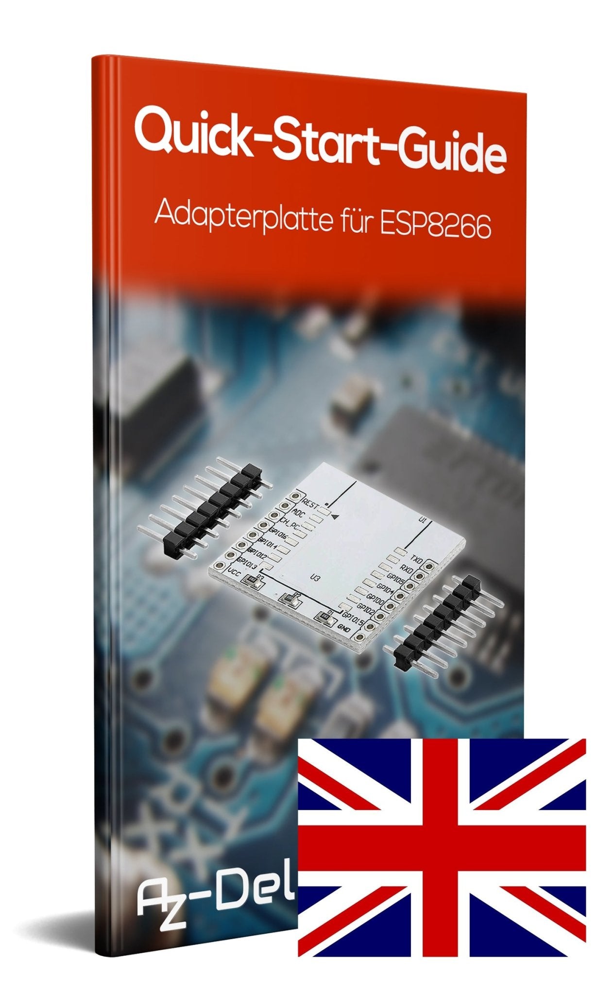 Adapterplatte für ESP8266 (Breakout) - AZ-Delivery