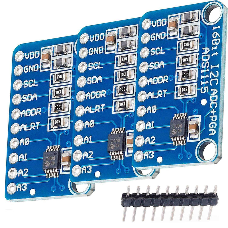ADS1115 4-Kanal AD-Wandler Modul I2C – 16Bit Für Arduino & Raspberry Pi