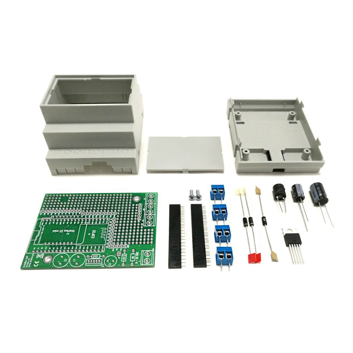 ArduiBox ESP - Hutschienen Montage- und Anschluss Set - AZ-Delivery