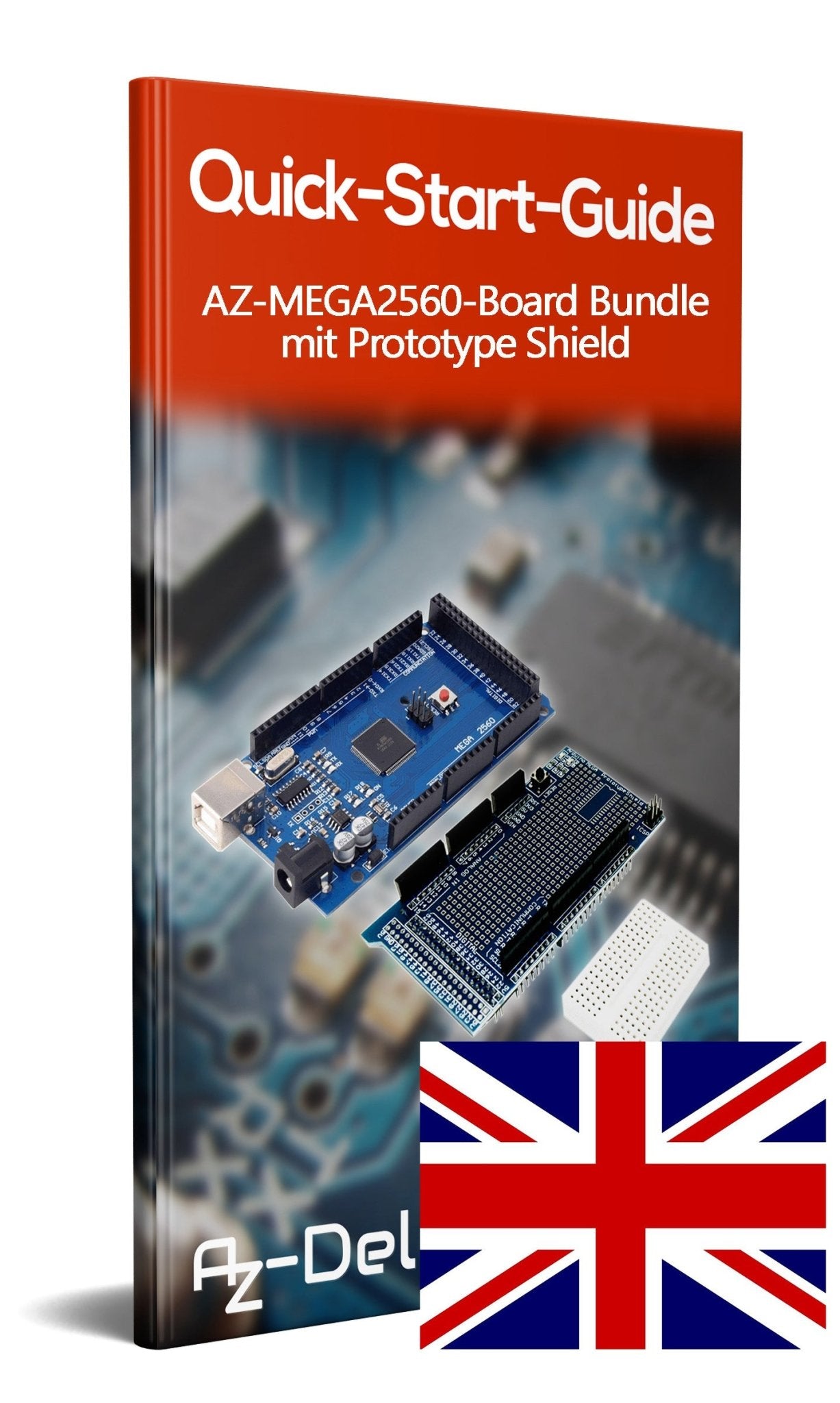 AZ-MEGA2560-Board Bundle mit Prototype Shield für AZ-MEGA2560-Board - AZ-Delivery