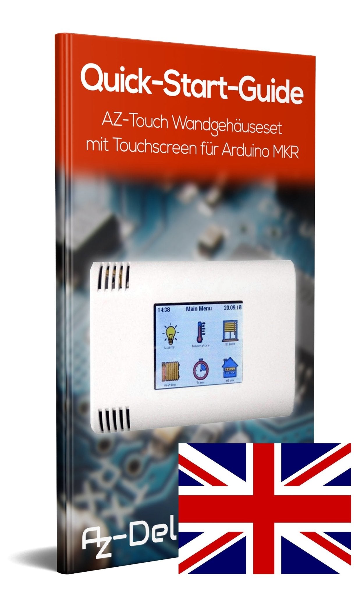 AZ-Touch Wandgehäuseset mit Touchscreen für MKR - AZ-Delivery