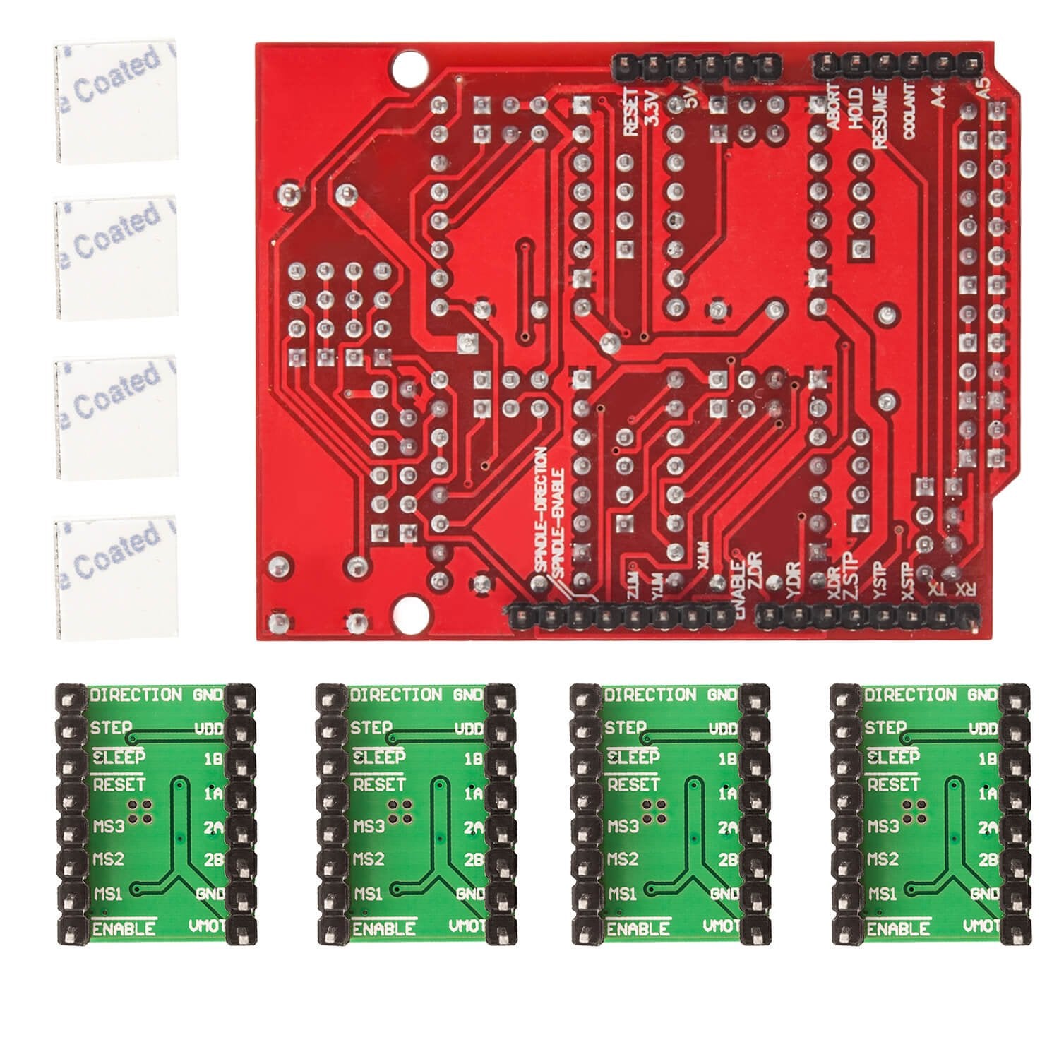 Initeq Arduino Nano CNC Shield V3 + A4988 Stepper Driver Board Kit 3-Axis