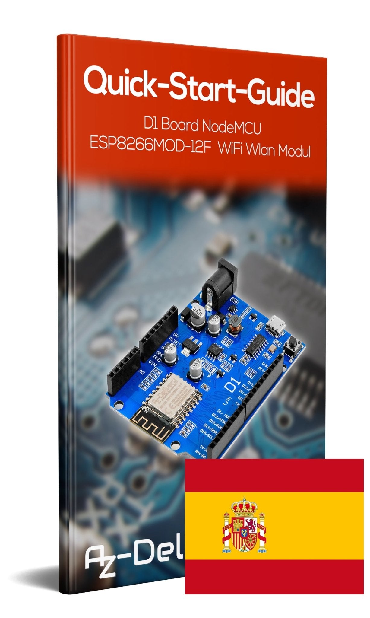 D1 Board NodeMCU ESP8266MOD-12F WiFi Wlan Modul - AZ-Delivery