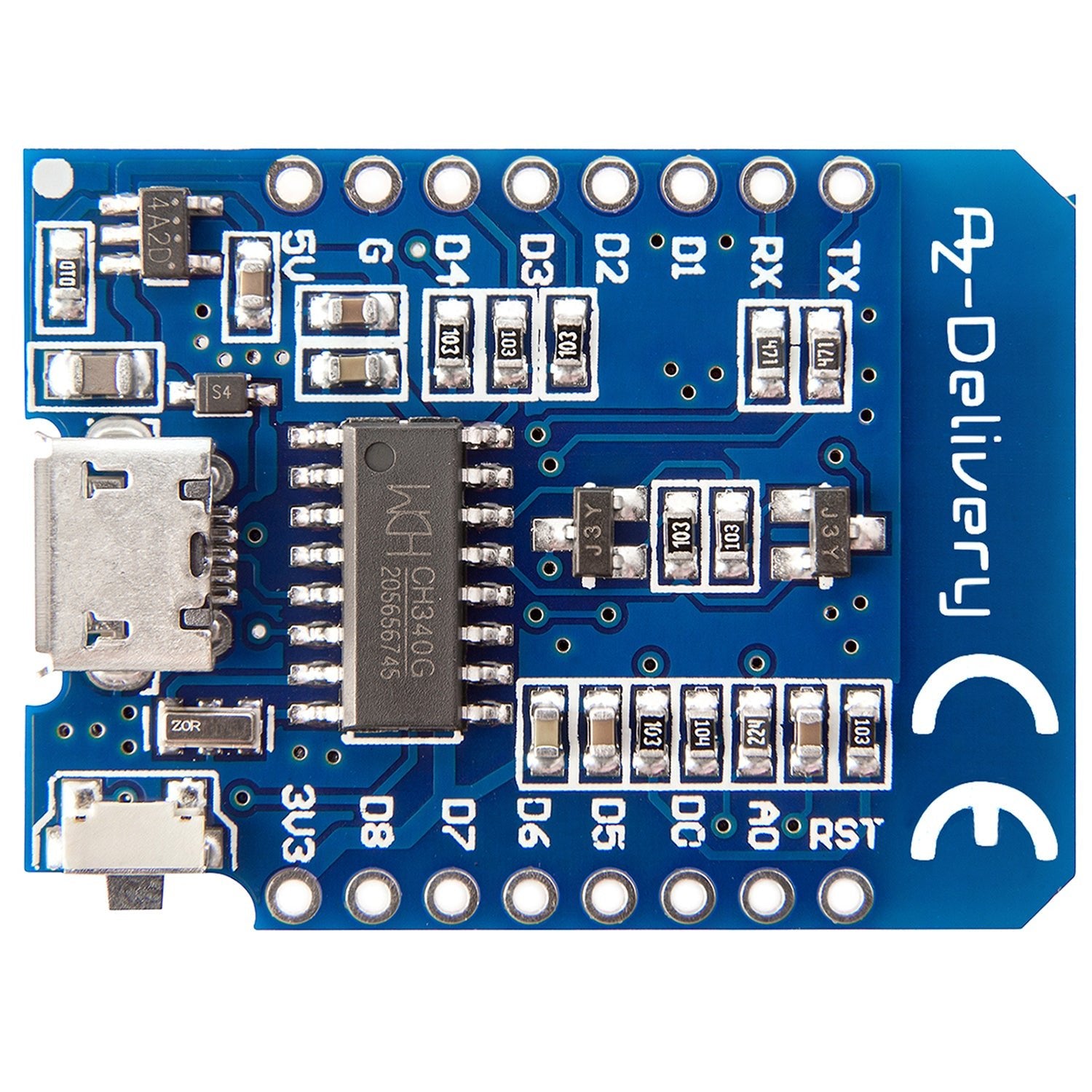 Lot De 5 Modules D1 Mini V3 Compatible Arduino (ESP8266) - Inclut Ebook De Démarrage - Développement IoT - 12