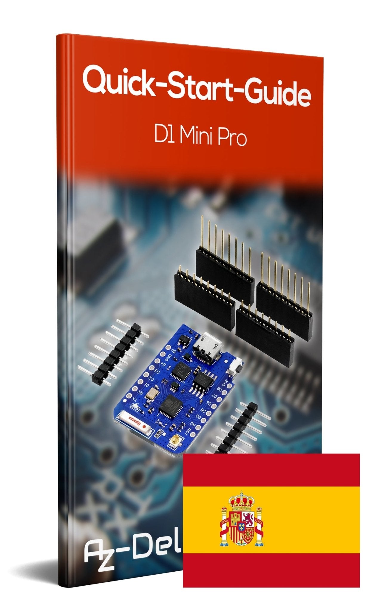 D1 Mini Pro ESP8266 ESP-8266EX CP2104 WIFI Entwicklungboard - AZ-Delivery