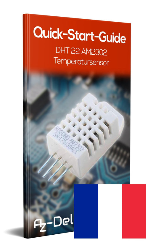 Capteur Numérique De Température Et D'Humidité AM/2302 (DHT22) - Câble De 27.5 Cm - Pour Arduino, Raspberry Pi, Domotique
