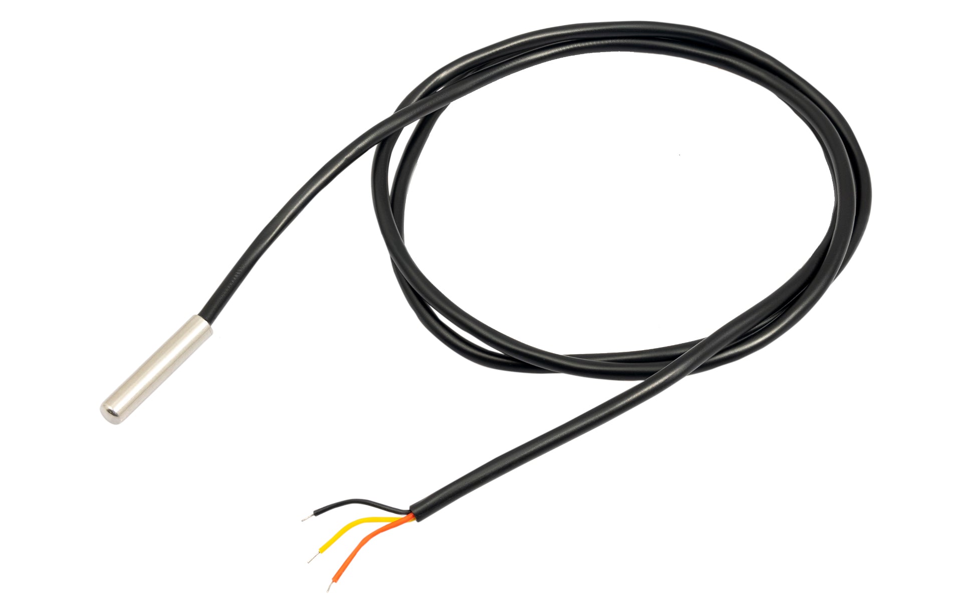 DS18B20 1M Kabel digitaler Edelstahl Temperatursensor ohne  Schrumpfschlauch, kompatibel mit Arduino und Raspberry Pi