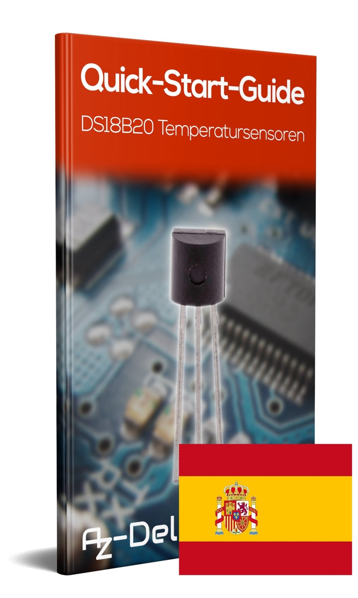 DS18B20 digitaler Temperatursensor TO92-55°C - +125°C - AZ-Delivery