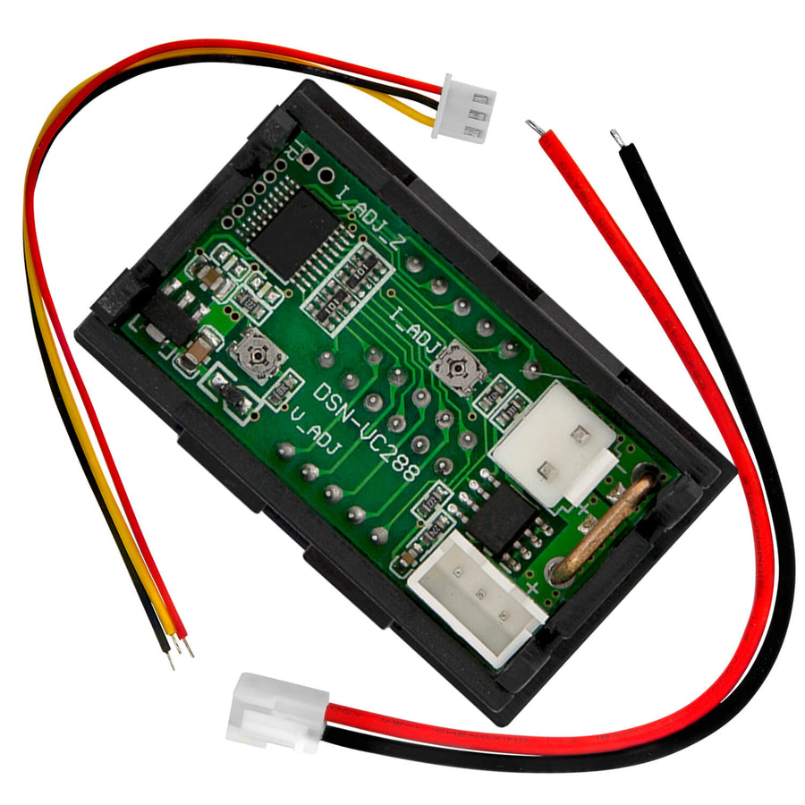 DSN-VC288 voltmeter amperemeter module with LED display compatible with ...