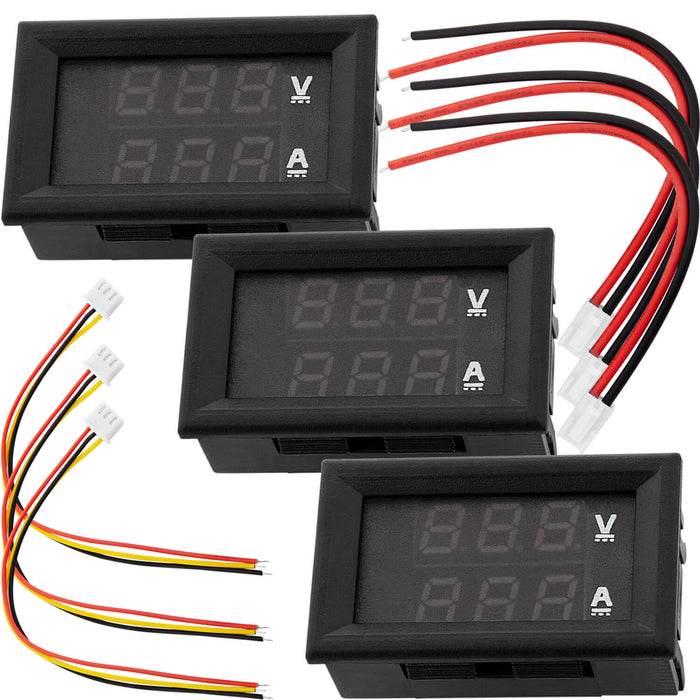DSN-VC288 voltmeter amperemeter module with LED display compatible with ...
