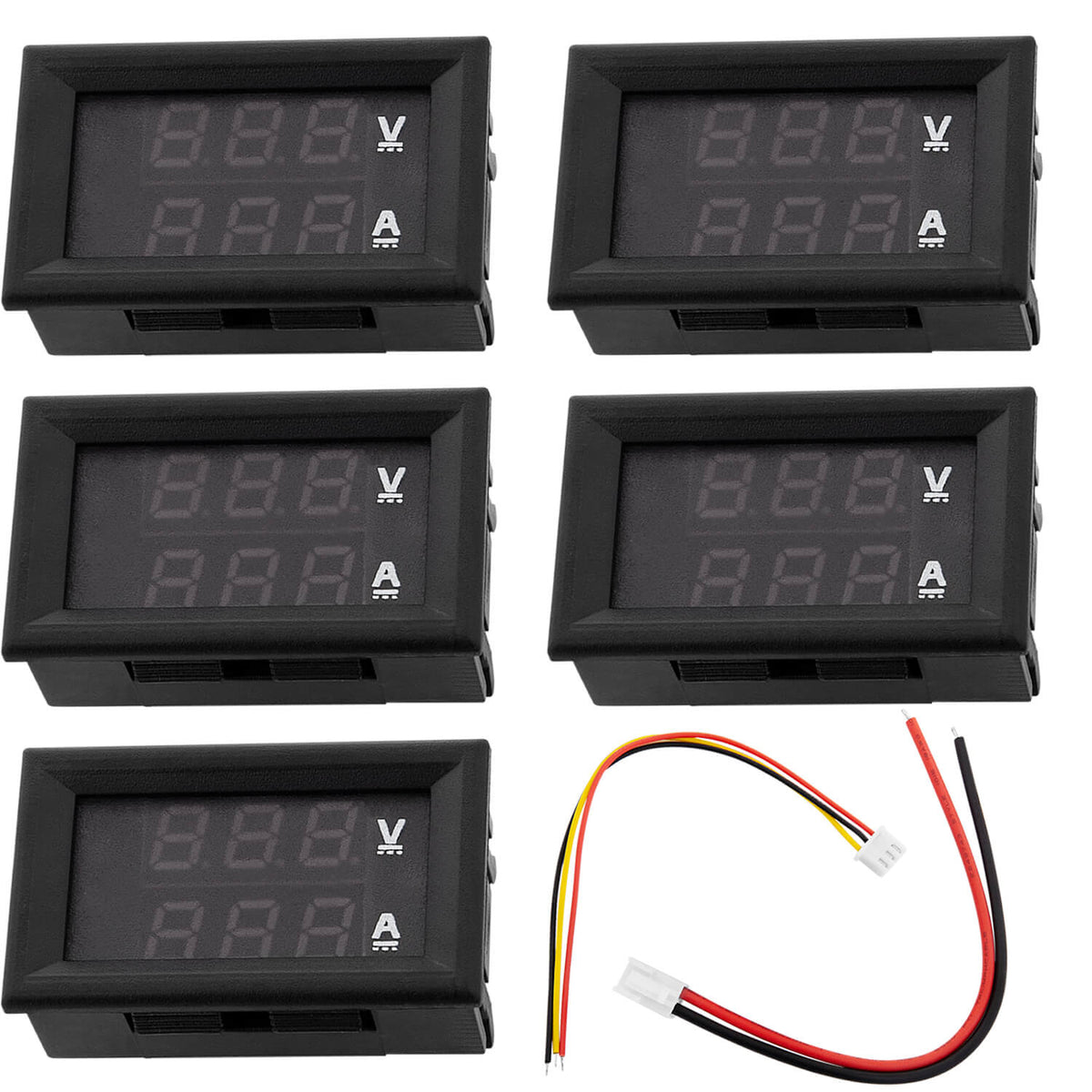 DSN-VC288 voltmeter amperemeter module with LED display compatible with ...