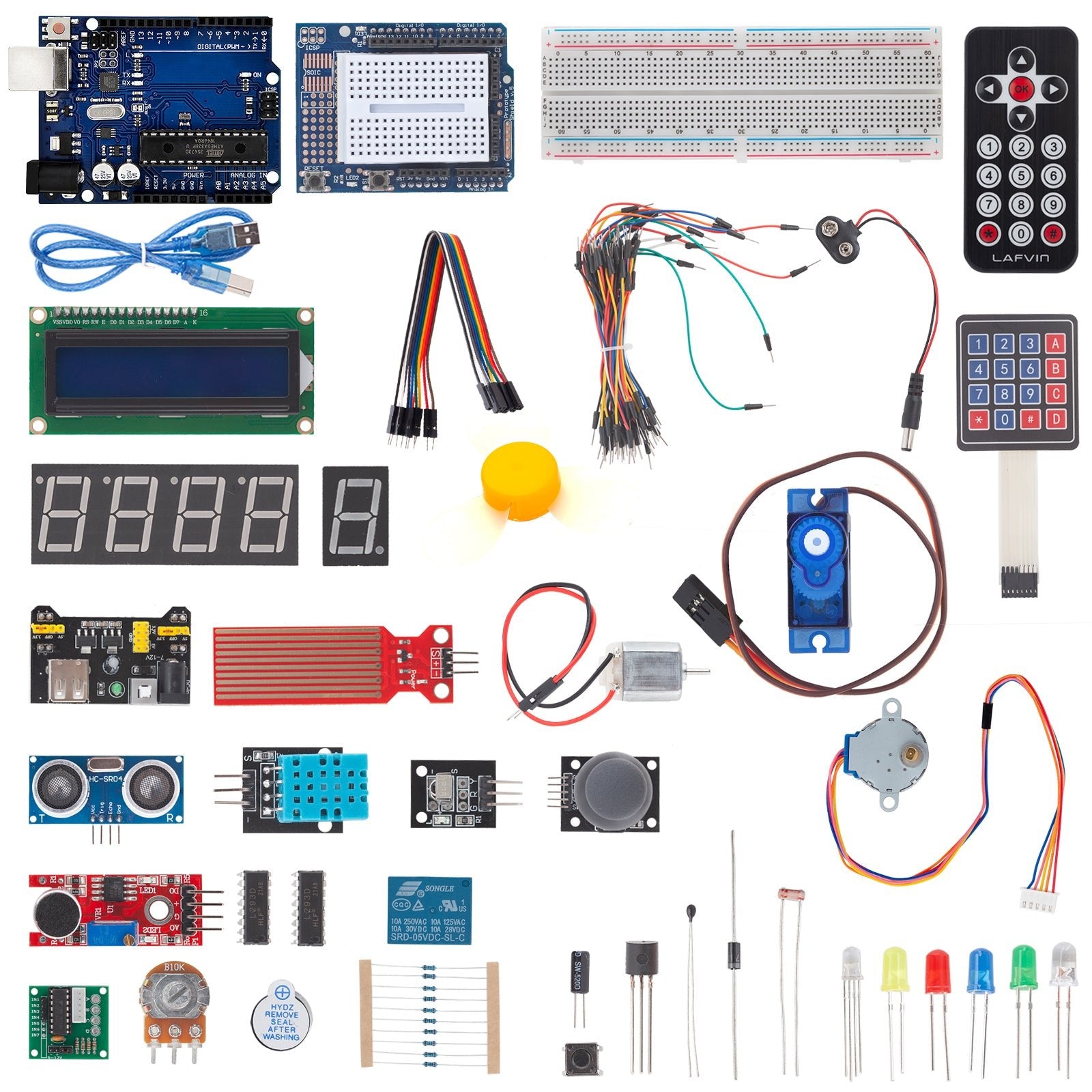 Arduino Microcontroller Starter Kit Starter kit electronics compatible with Arduino - microcontroller Uno R3