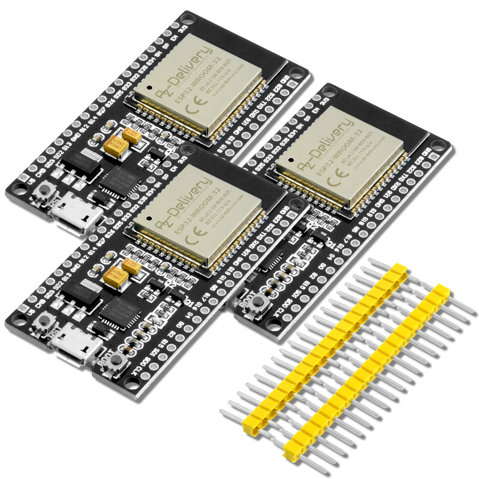 Kit NodeMCU ESP32 - Carte De Développement WiFi + Bluetooth - Double Cœur, Compatible Arduino - Pour Projets Domotique, IoT, Maison Intelligente