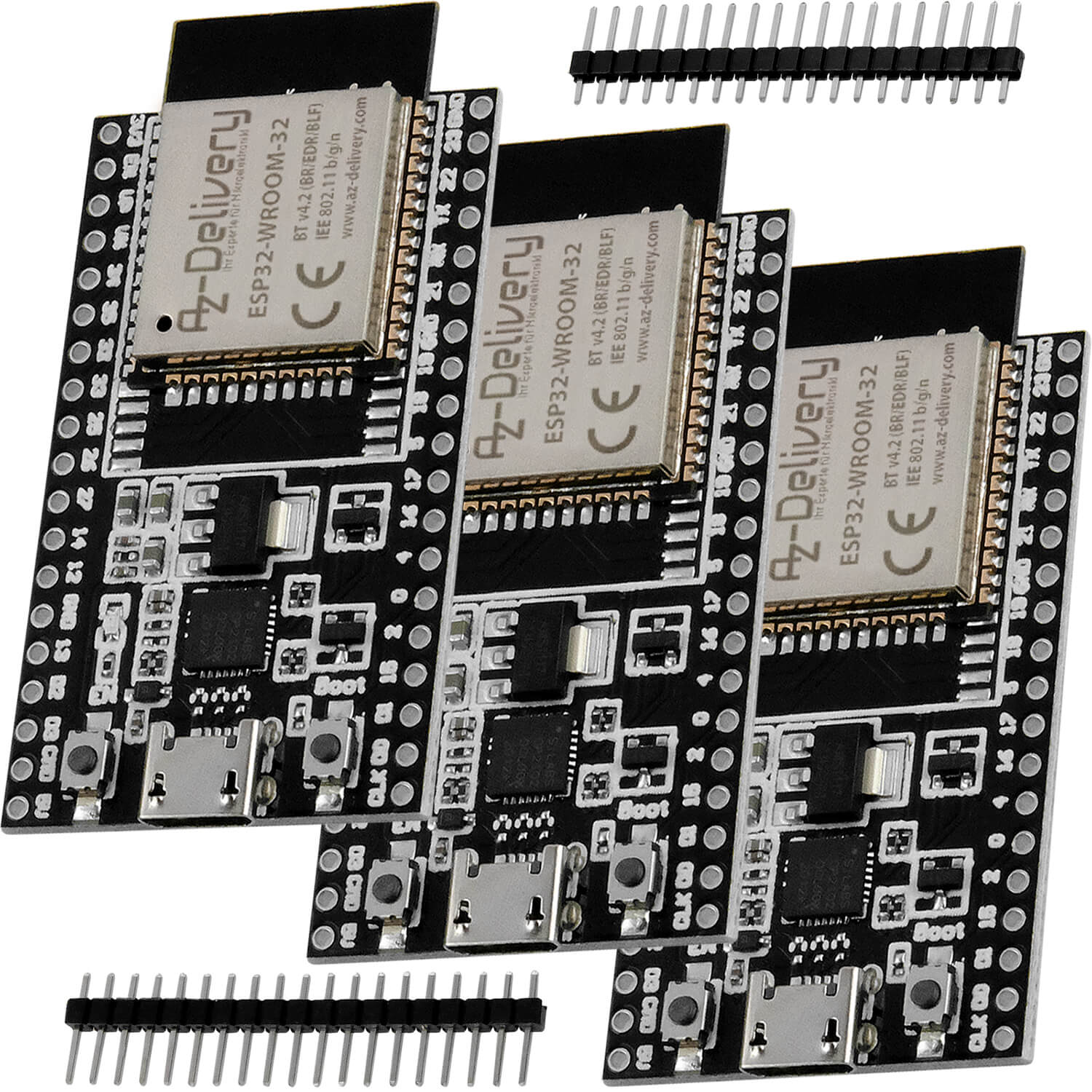 ESP32 Dev Kit C V4 unverlötet kompatibel mit Arduino - AZ-Delivery