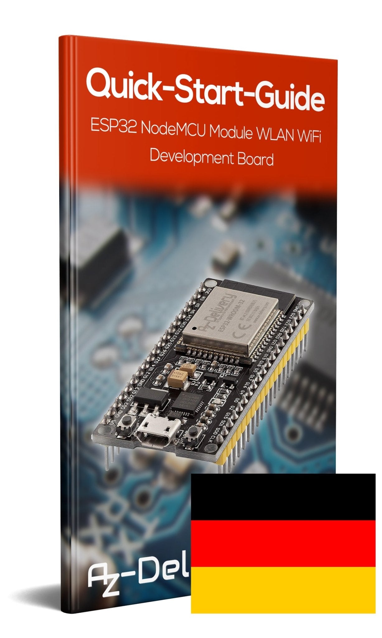 ESP32 NodeMCU Module WLAN WiFi Development Board mit CP2102 (Nachfolgermodell zum ESP8266) - AZ-Delivery