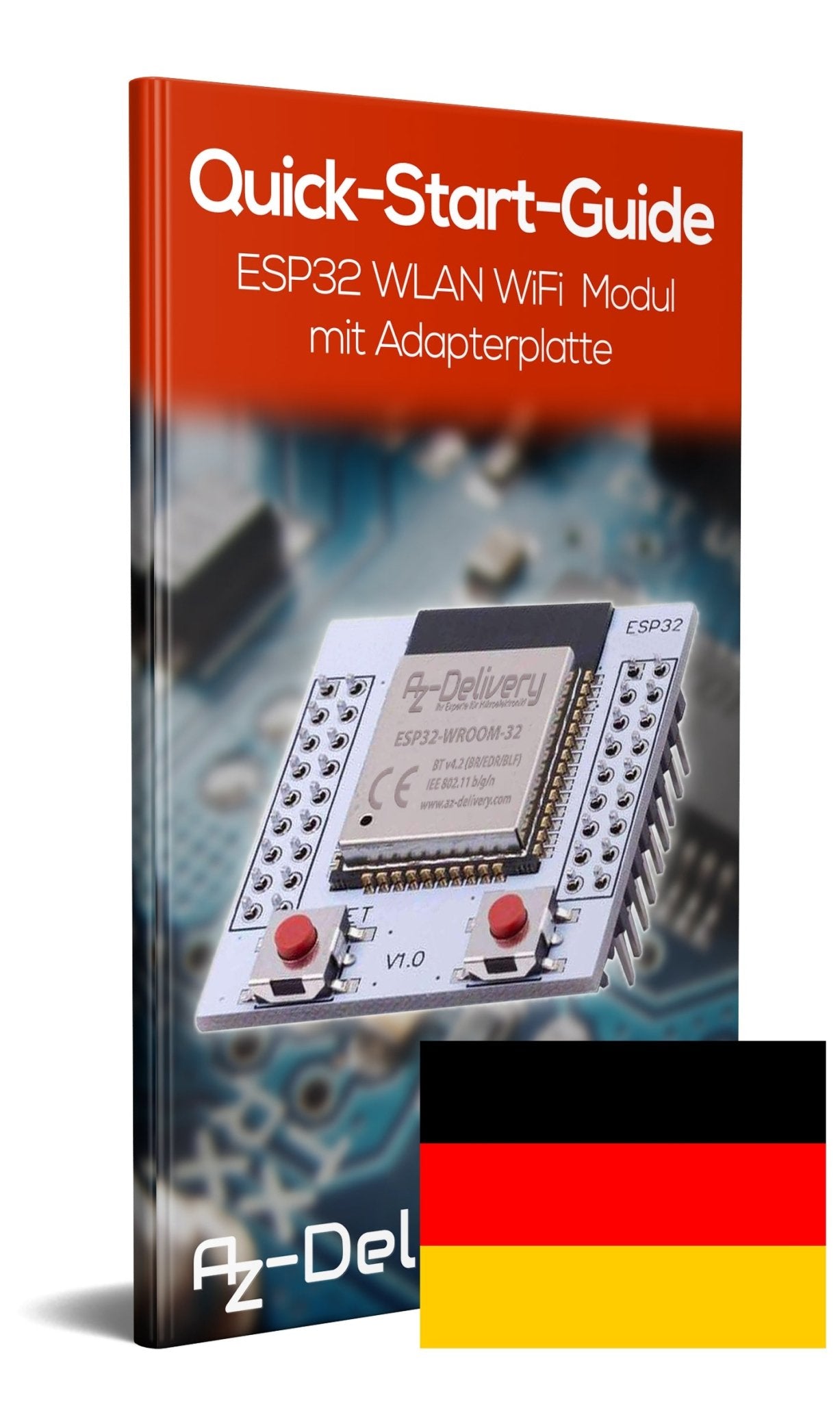 ESP32 Wlan WiFi Modul mit gratis Adapterplatte für Raspberry Pi und Mikrocontroller - AZ-Delivery