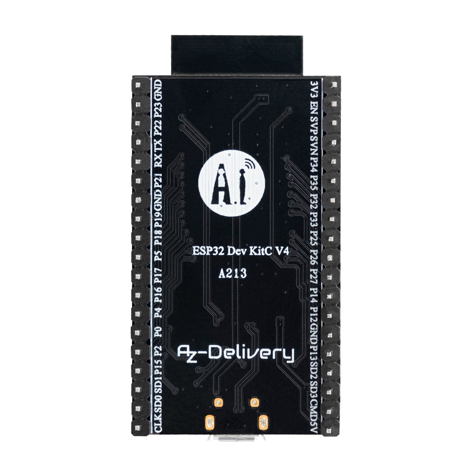 ESP32S Dev Kit C V4 NodeMCU WLAN Development Board kompatibel mit Arduino (Nachfolger Modul von ESP32S Dev Kit C V2) - AZ-Delivery