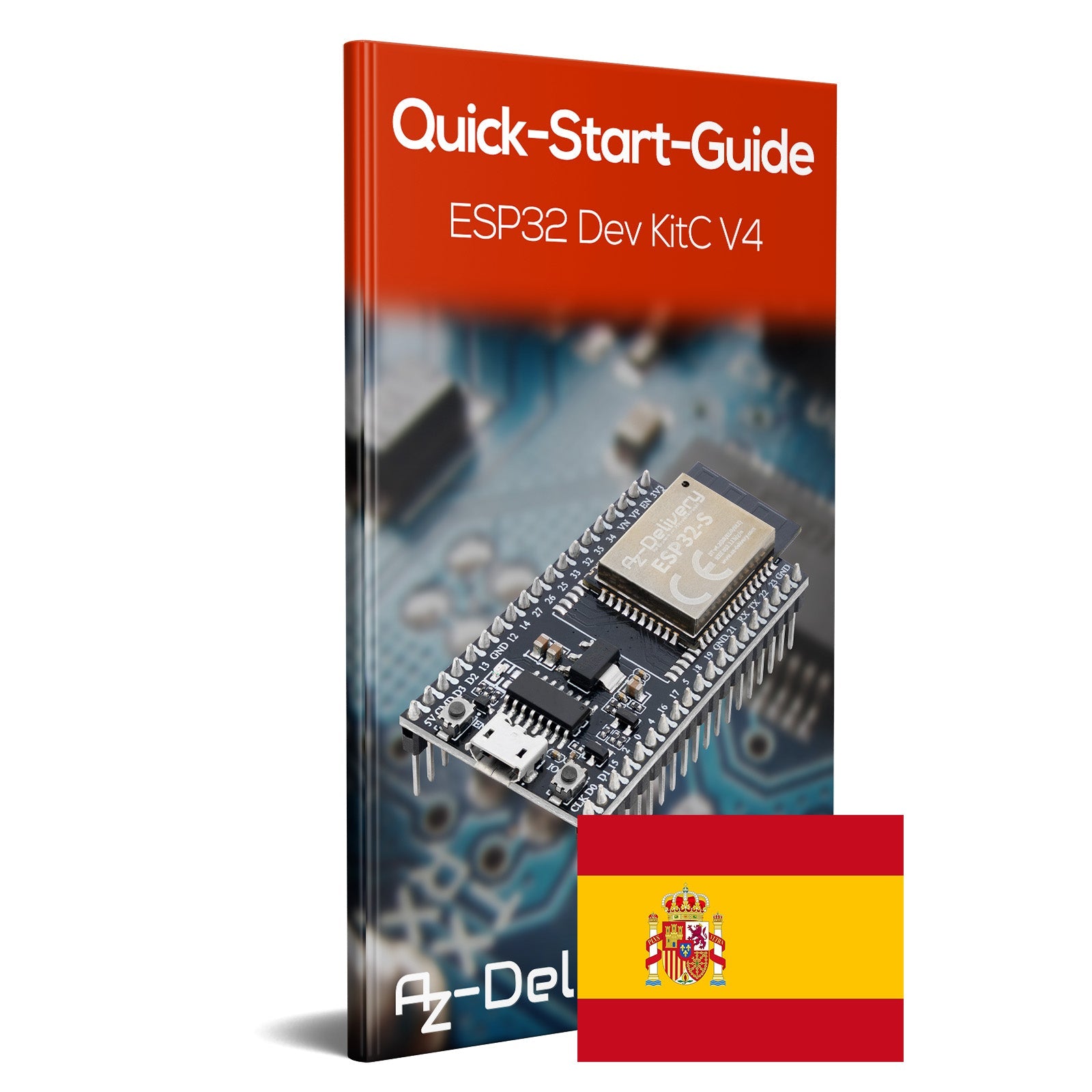 ESP32S Dev Kit C V4 NodeMCU WLAN Development Board kompatibel mit Arduino (Nachfolger Modul von ESP32S Dev Kit C V2) - AZ-Delivery