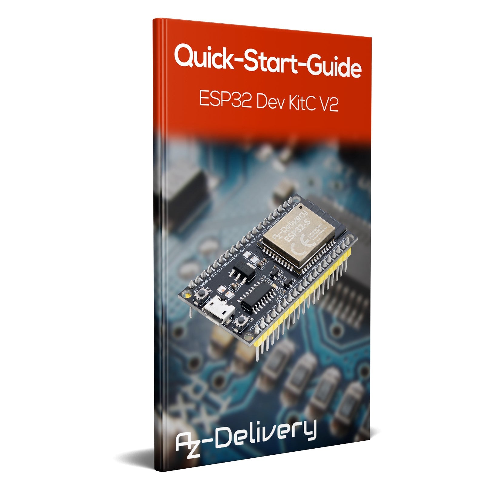 ESP32S NodeMCU Module WLAN WiFi Dev Kit C Development Board mit CH340 (Nachfolgermodell zum ESP8266) kompatibel mit Arduino - AZ-Delivery