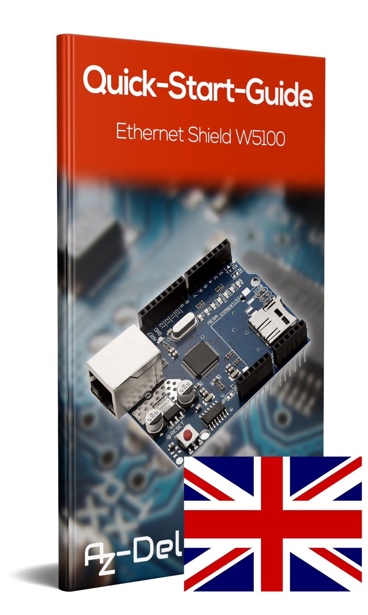 Ethernet Shield W5100 mit MicroSD-Karten Slot - AZ-Delivery