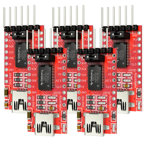 BouBou 5pz Ft232Rl Ft232 Rs232 Ftdi Micro Usb a Ttl 3.3V 5.5V BouBou 5pz Ft232Rl Ft232 Rs232 Ftdi Micro Usb a Ttl 3.3V 5.5V