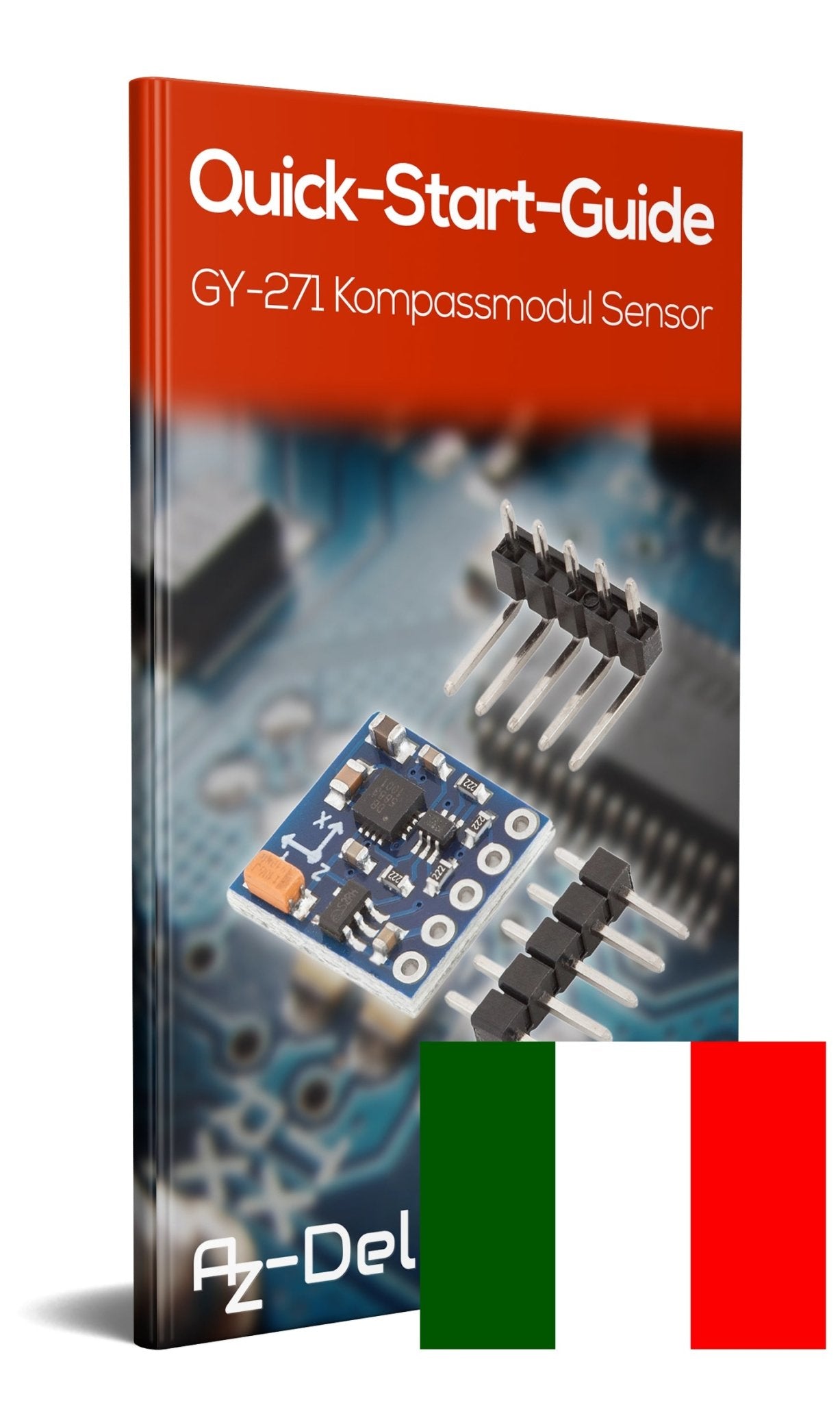 GY-271 Kompassmodul Kompass Magnet Sensor für Raspberry Pi - AZ-Delivery