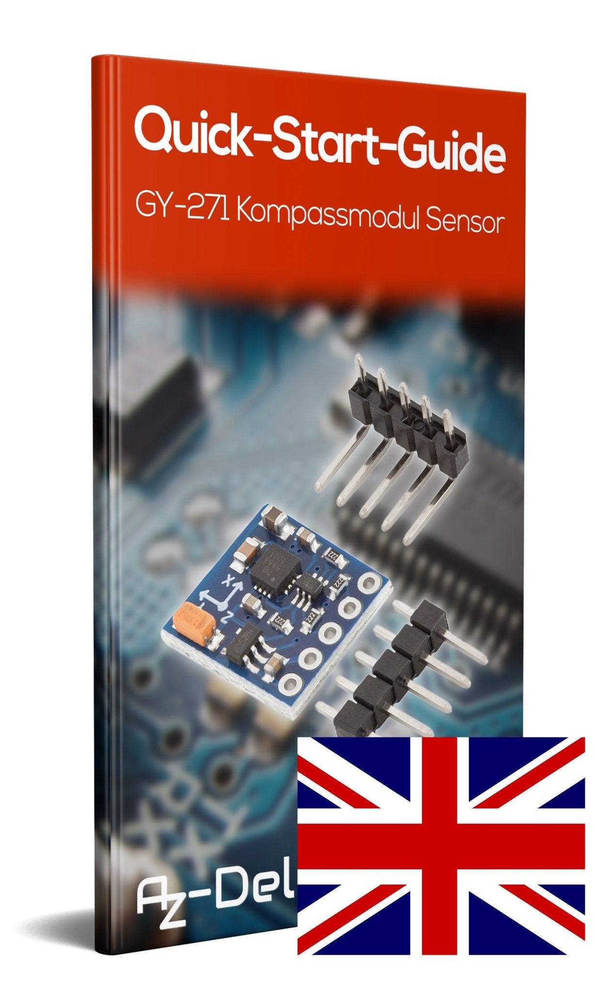 GY-271 Kompassmodul Kompass Magnet Sensor für Raspberry Pi - AZ-Delivery