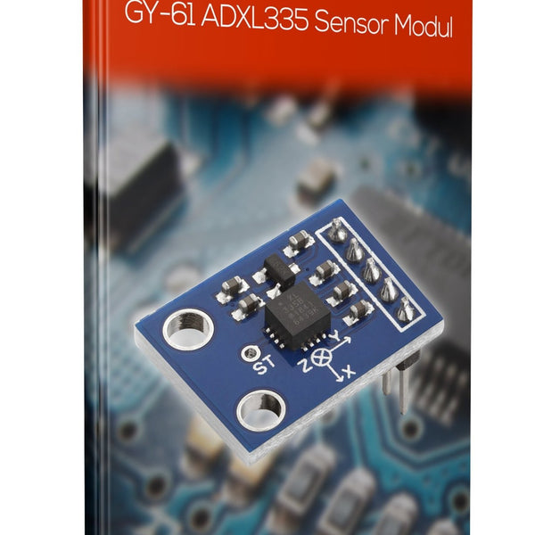 GY-61 ADXL335 acceleration sensor 3-practice inclination angle module