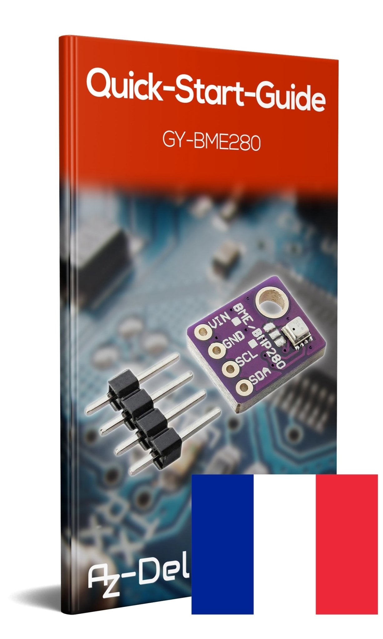 GY-BME280 Barometrischer Sensor für Temperatur, Luftfeuchtigkeit und Luftdruck - AZ-Delivery