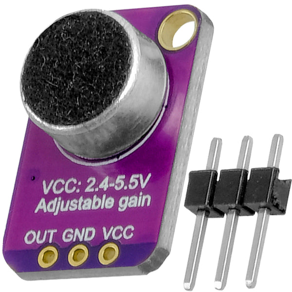 Module Amplificateur Microphone MAX4466 - 2.4V à 5.5V - Préampli Avec Réjection De Bruit