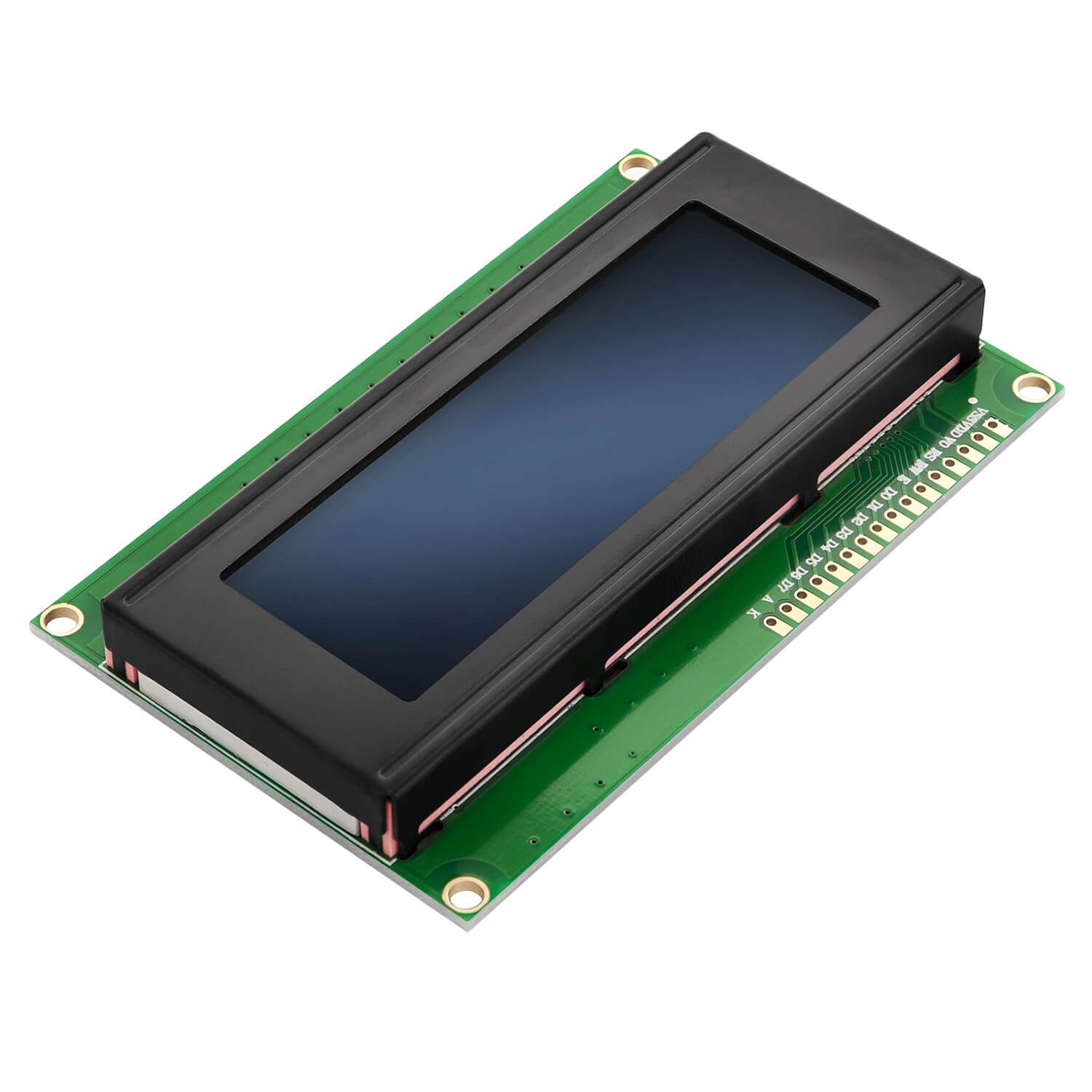 HD44780 2004 LCD display 4x20 characters blue