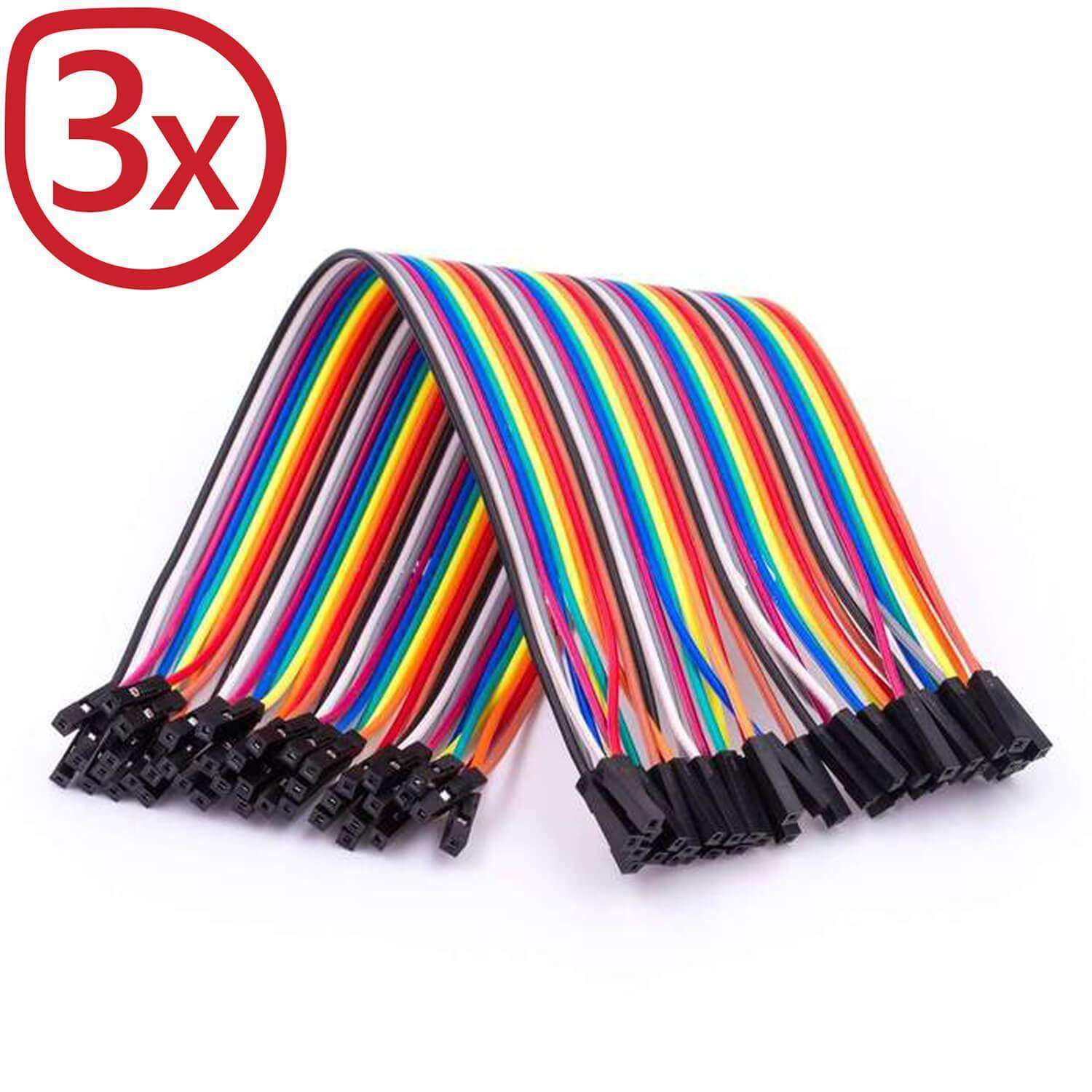 GTIWUNG 240 stuks, 20 cm mannelijk vrouwelijk, 40-polige jumperkabel, Raspberry Pi-kabel voor Arduino Breadboard GTIWUNG 240 stuks, 20 cm mannelijk vrouwelijk, 40-polige jumperkabel, Raspberry Pi-kabel voor Arduino Breadboard