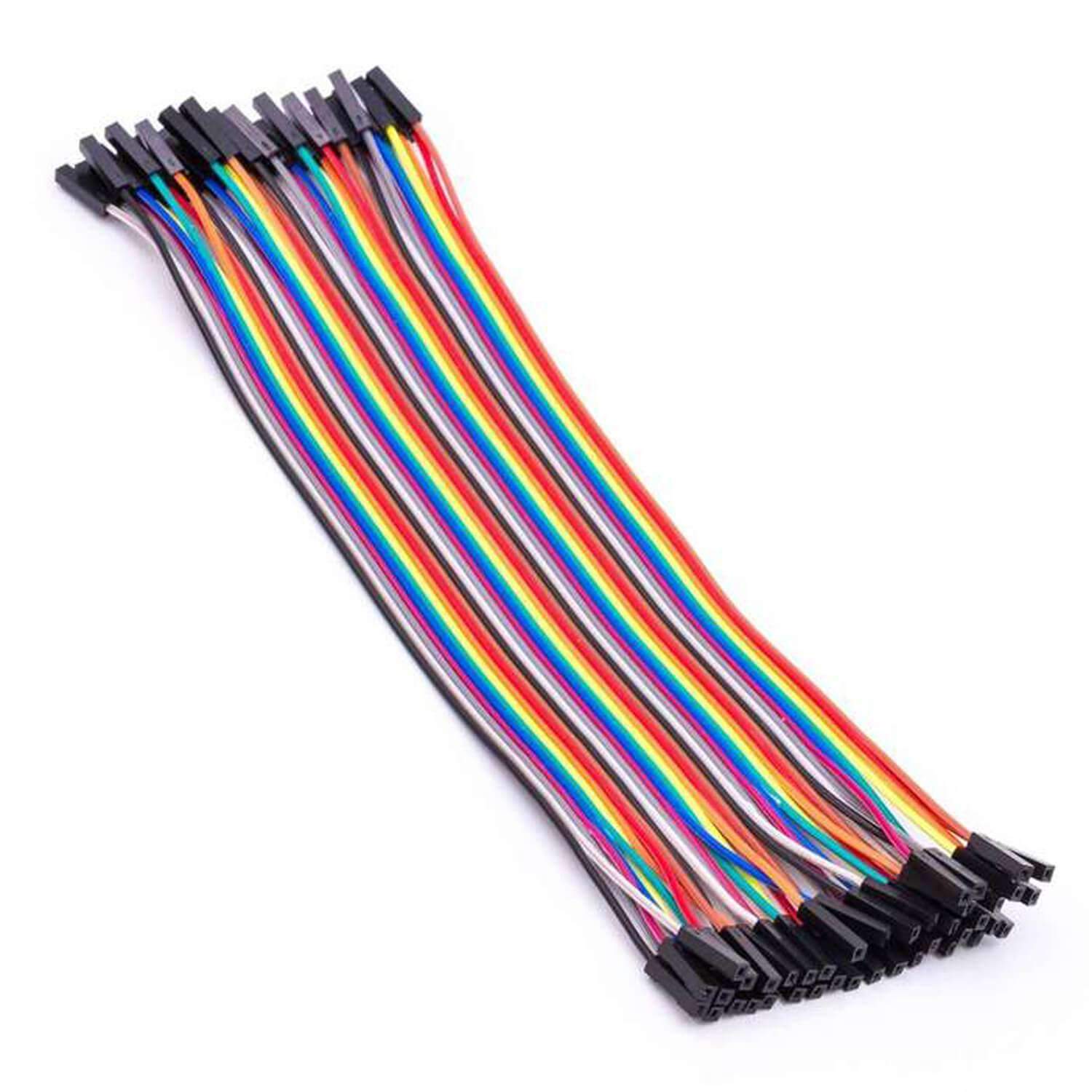 Jumper Wire Kabel 40 STK. je 20 cm F2F Female to Female kompatibel mit Arduino und Raspberry Pi Breadboard - AZ-Delivery