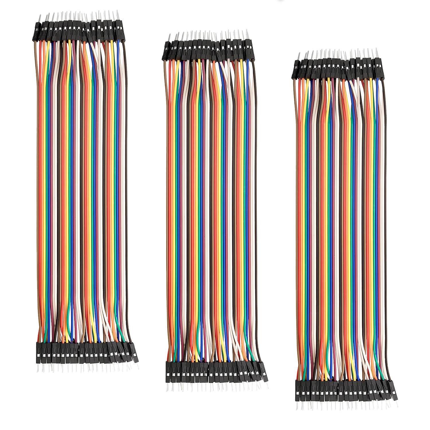 Jumper Wire Kabel 40 pc. 20 cm m2m male to times compatible with Arduino  and Raspberry Pi Breadboard