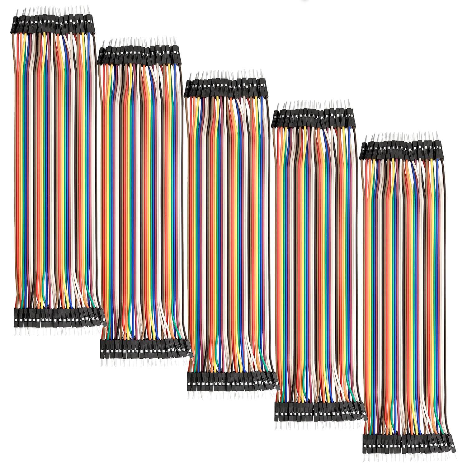 Jumper Wire Kabel 40 STK. je 20 cm M2M Male to Male kompatibel mit Arduino und Raspberry Pi Breadboard - AZ-Delivery