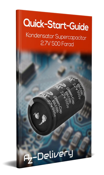 6PCS/1Set 2,7 V 500F Zweireihig Farad Kondensator Super