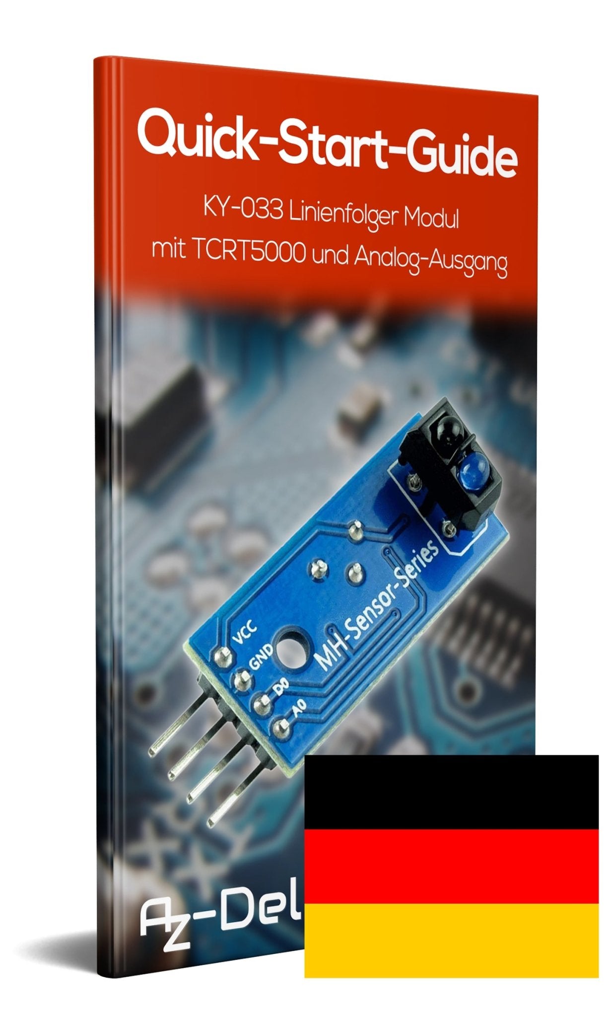 KY-033 Linienfolger Modul mit TCRT5000 und Analog-Ausgang - AZ-Delivery
