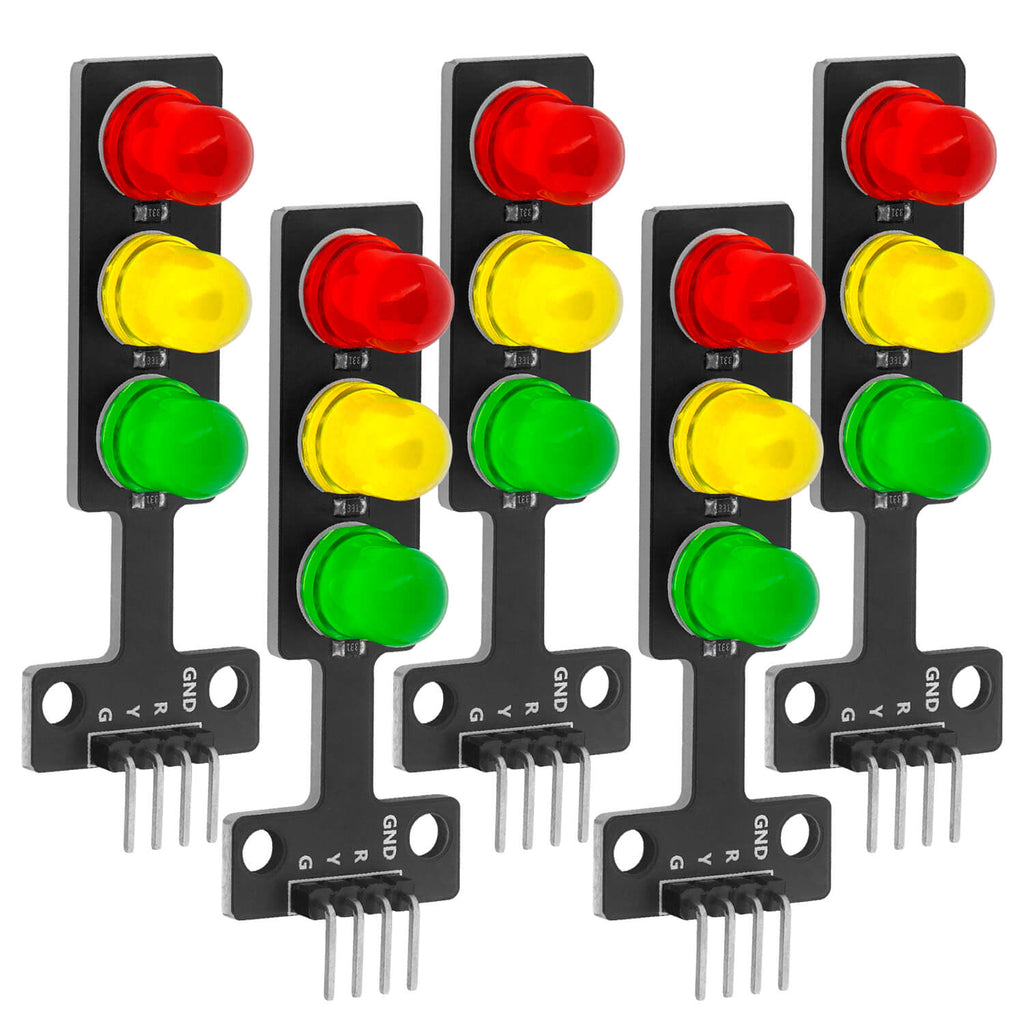 LED Ampel Modul mit 3x 8mm LED (rot, gelb, grün), 5V - acquista su LED Ampel Modul mit 3x 8mm LED (rot, gelb, grün), 5V - acquista su