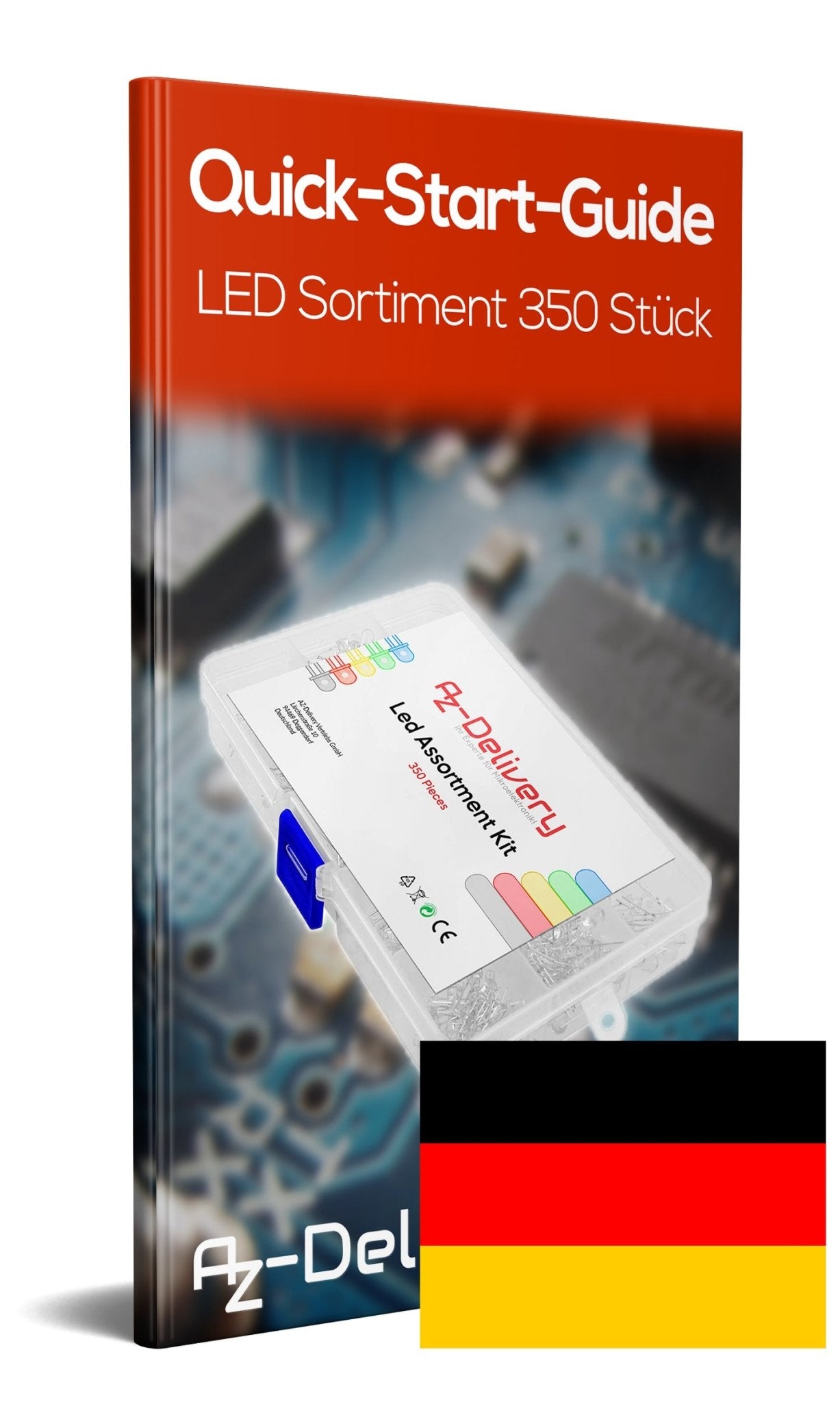 LED light -emitting assortment, 350 pieces, 5 colors