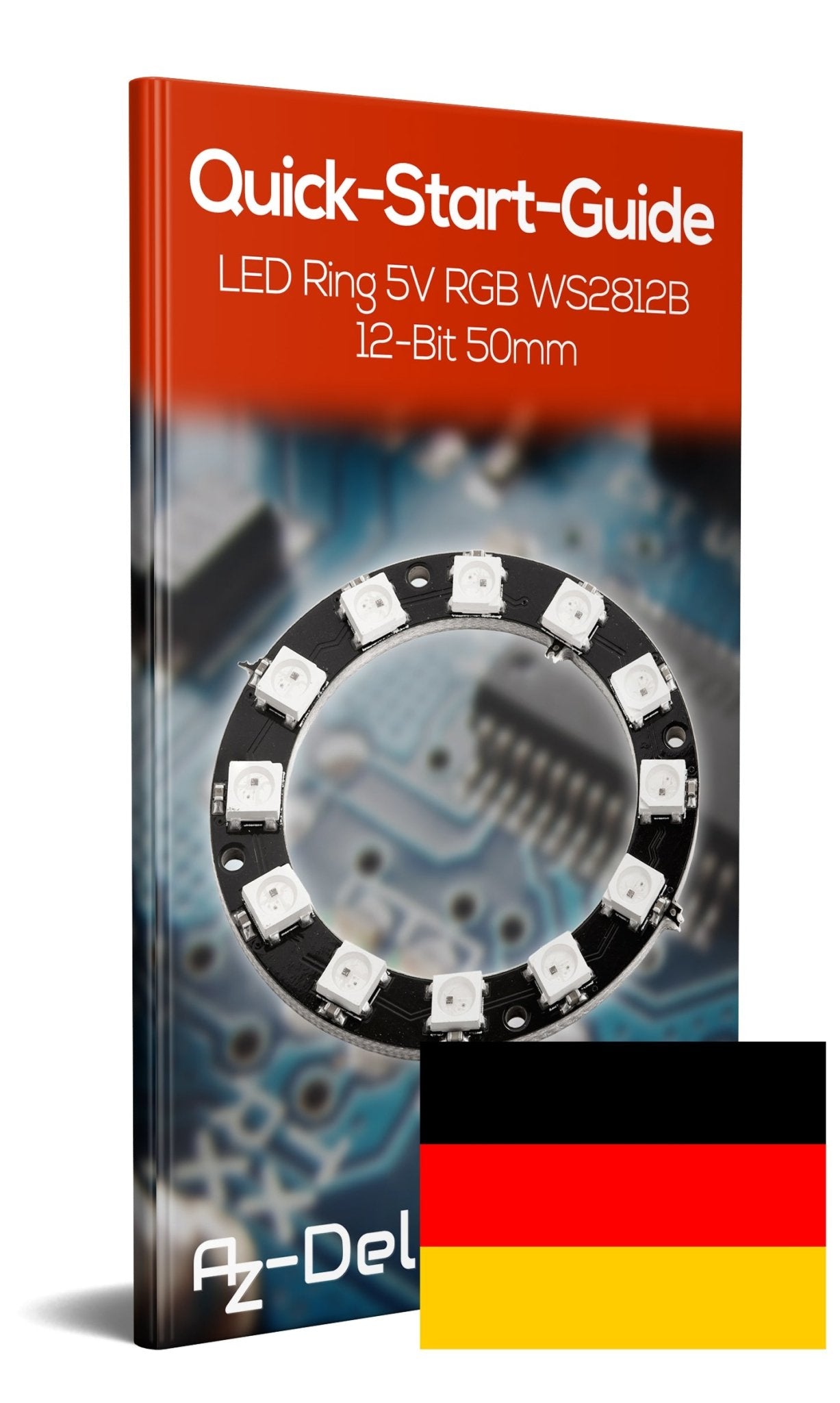 LED Ring 5V RGB WS2812B 12-Bit 50mm - AZ-Delivery